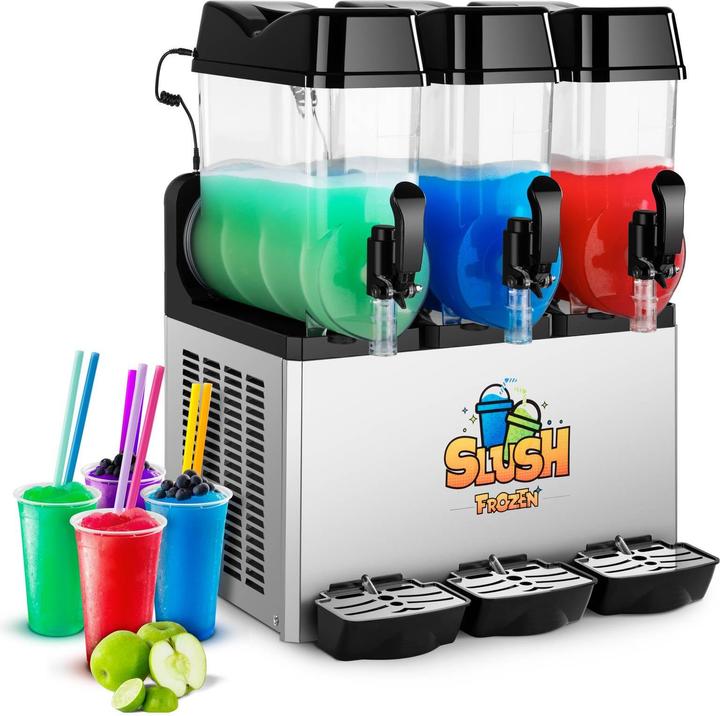 Produktbild Royal Catering Slush Maschine Slushmaschine Eismaschine Gastronomie 3 X 12 Liter