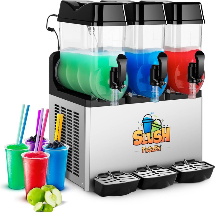 Actual product image Royal Catering Slush Machine - 3 x 12 Litres - LED