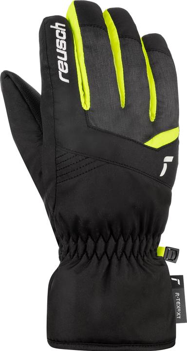Black, black melange, Safety yellow