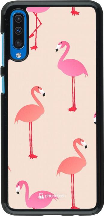 Produktbild PhoneLook Hülle Pink Flamingos Pattern (Samsung Galaxy A50)