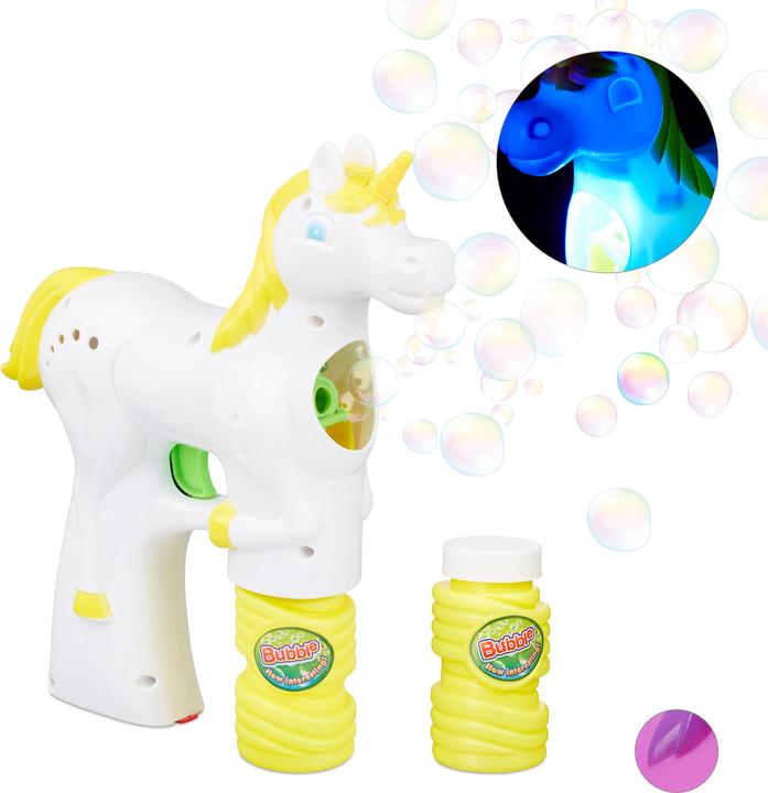 Image du produit Relaxdays Pistolet à bulles Licorne