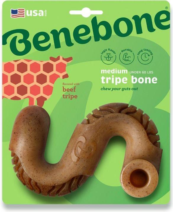 Actual product image Benebone Tripe Bone M 15cm- (81005421039) (Dog chew toy)