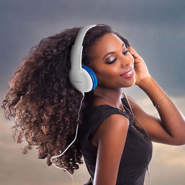 Produktbild Nedis On-Ear-Kopfhörer mit Kabel | 3.5 mm | Seillänge: 1.20 m | 82 dB | Blau (Kabelgebunden)