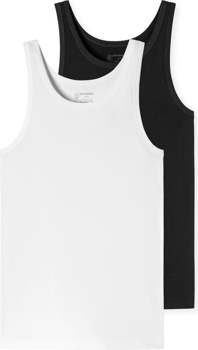 Schiesser 2 Pack 95/5 Organic Cotton Undershirt / Tanktop