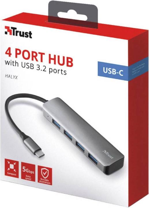 Produktbild Trust Halyx (USB-C, 4 Ports)
