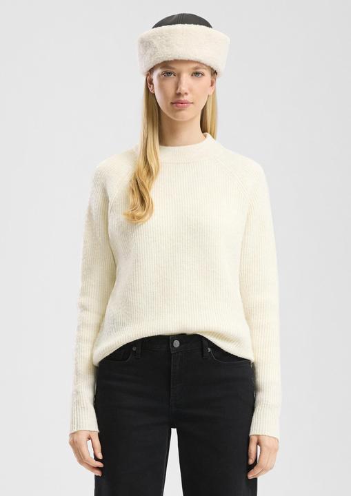 Produktbild s.Oliver Strickpullover Melierter Pullover (XXL)