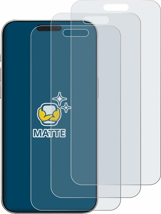 Productafbeelding BROTECT Anti-glansfolie Schermbeschermer Matte schermbeschermfolie (6 Stuk, Apple iPhone 16 Plus)