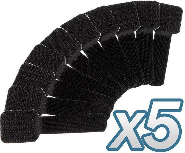 Actual product image Label-the-cable Velcro cable holder (Velcro cable ties, 90 mm, 50 pcs.)