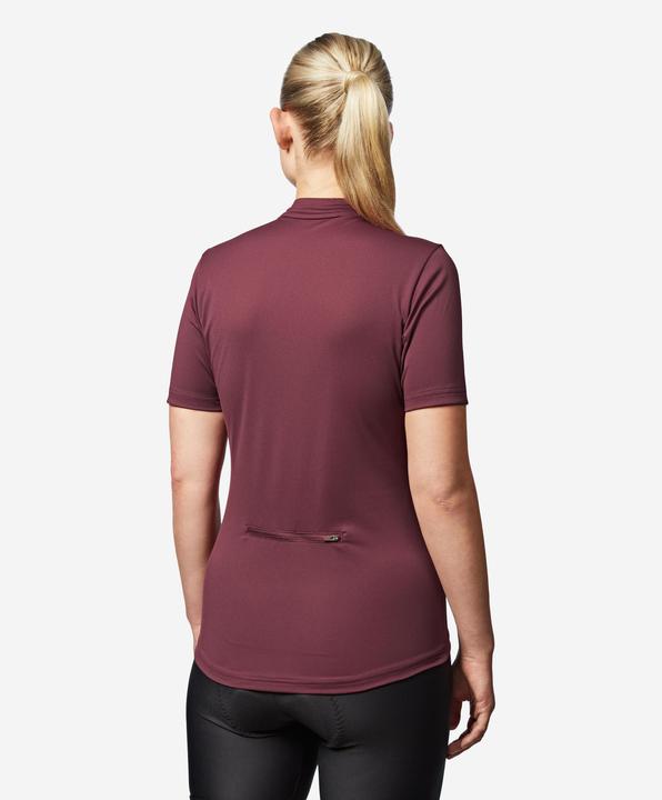 Image du produit Van rysel Maillot manches courtes vélo essential femme bordeaux (XS)