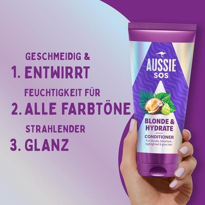 Actual product image Aussie SOS Blonde & Hydrate Conditioner (350 ml)