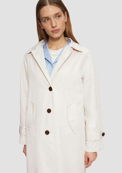 Image du produit S.Oliver Outdoor-Mantel Carcoat mit Rückenschlitz und Riegeldetail am Ärmel