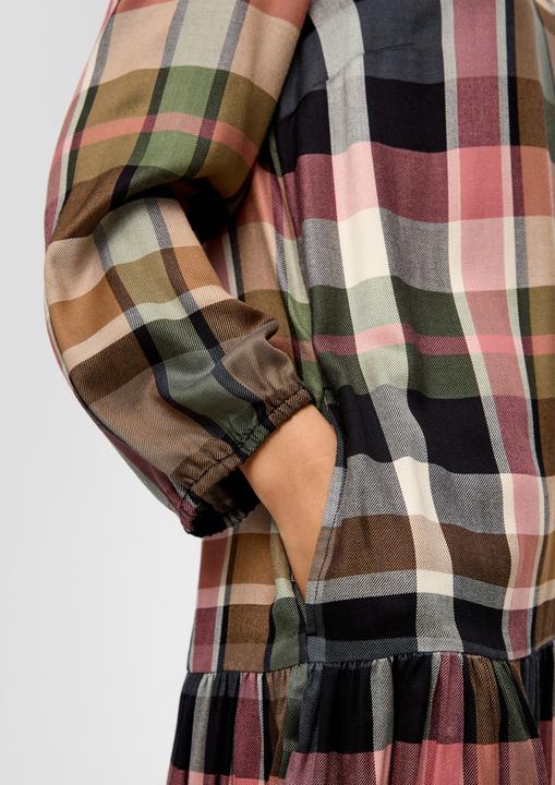 Produktbild S.Oliver Kleid Kariertes Minikleid aus Viskosemix (32)