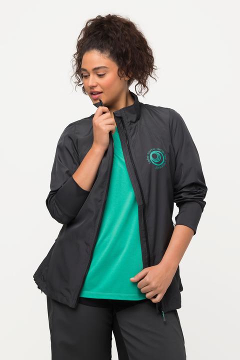 Image du produit Ulla Popken Veste légère HYPAR à col montant et cordon coulissant, matière recyclée (42, 44)