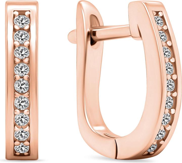 Immagine prodotto Brilio Argento - Bellissimi orecchini in bronzo con zirconi EA679R