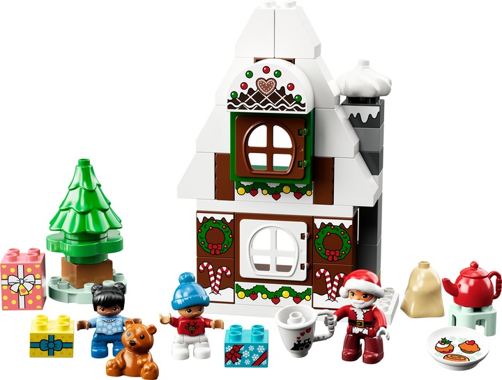 Immagine prodotto LEGO Casa di pan di zenzero con Babbo Natale (10976)