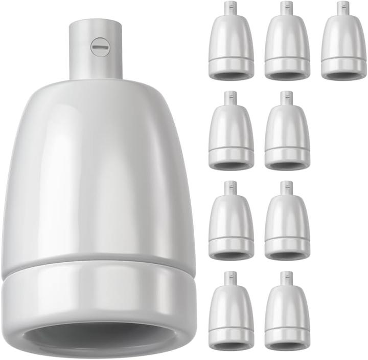 Actual product image Ledscom.de 10er-Pack E27 Lampenfassung