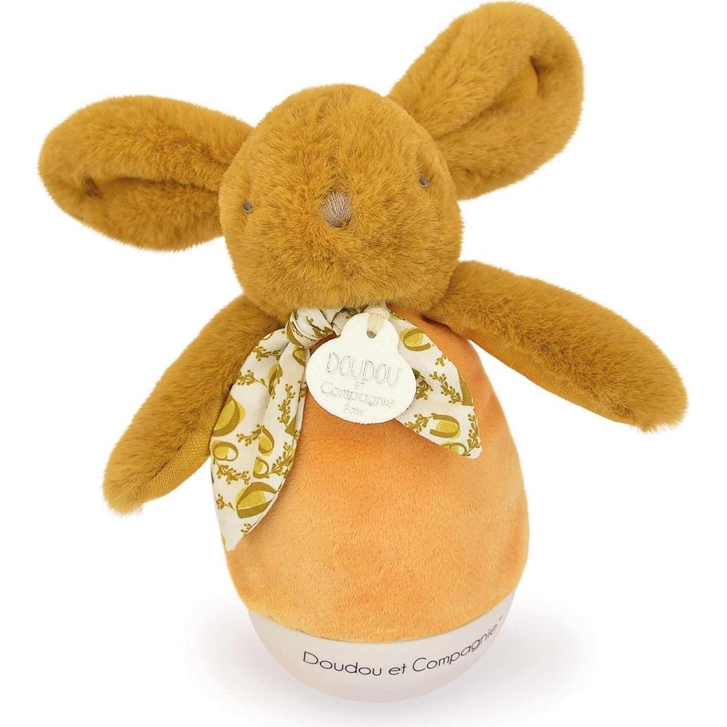 Doudou et Compagnie, Nachtlicht, Nachtlicht mit Musik Hase, ocker 16cm
