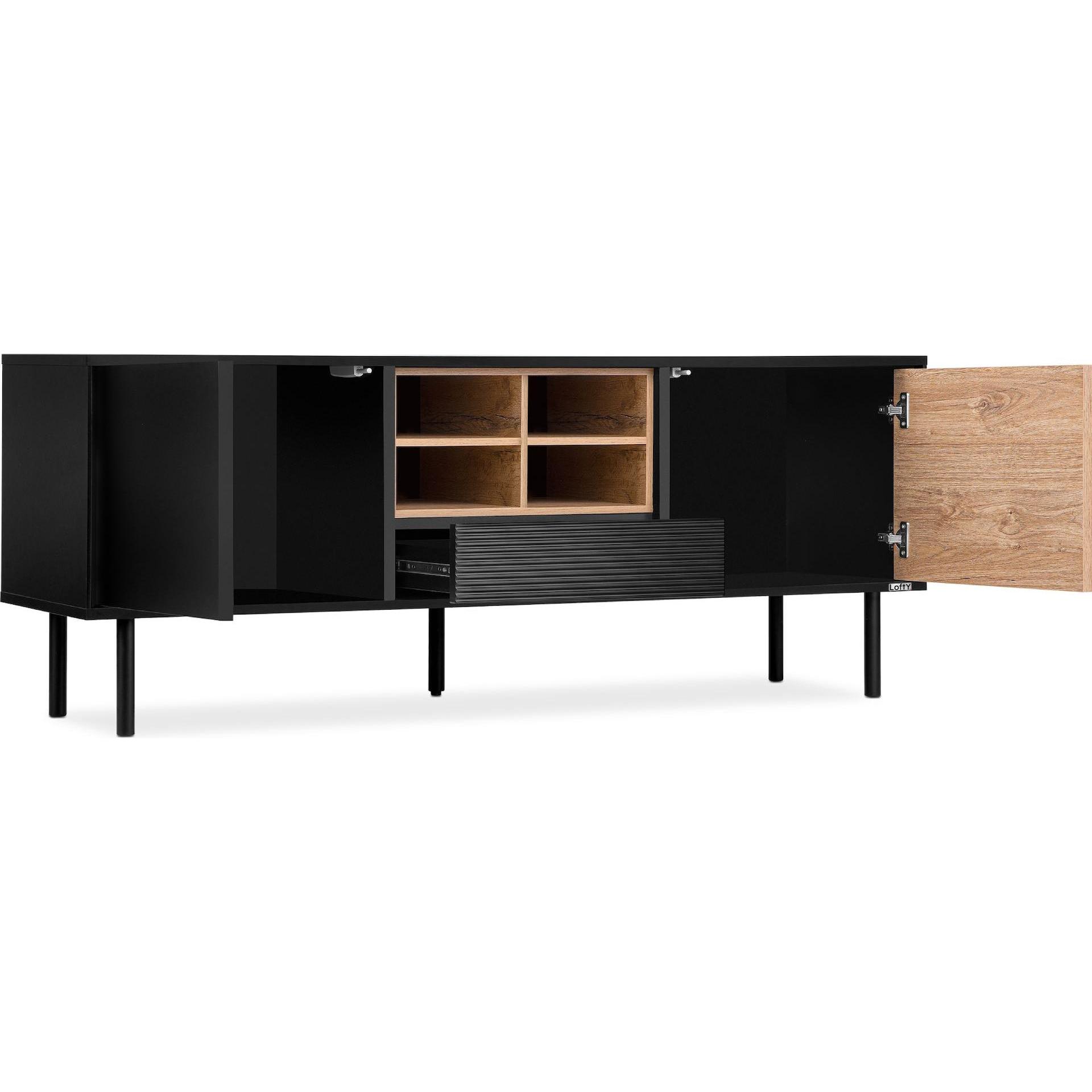 Konsimo, TV Möbel, Lofty (151.5 x 58.5 x 41 cm)