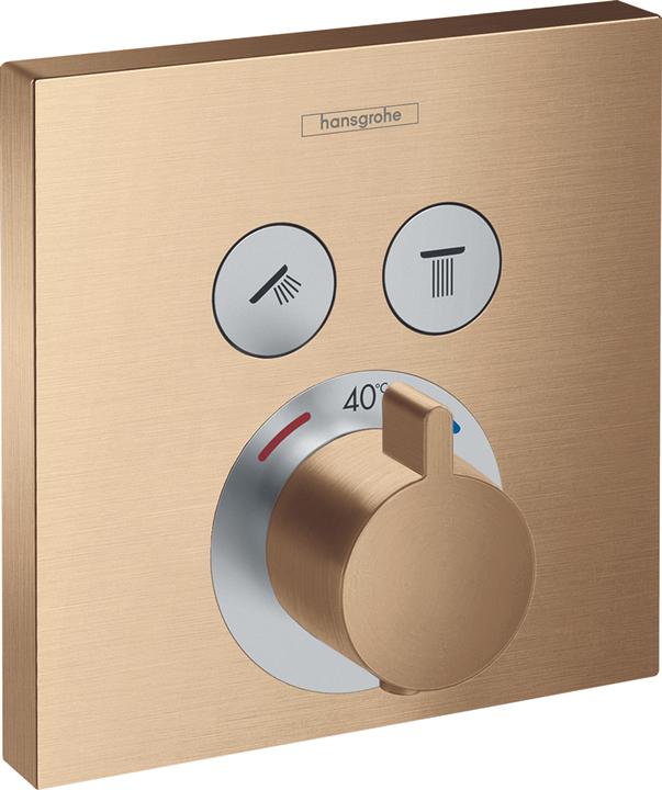 hansgrohe ShowerSelect Thermostat Unterputz (brushed bronze)