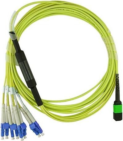 Immagine prodotto BlueOptics Cavo patch MTP-4LC-S10M compatibile MTP-4xLC monomodale 10 metri di Juniper (10 m)