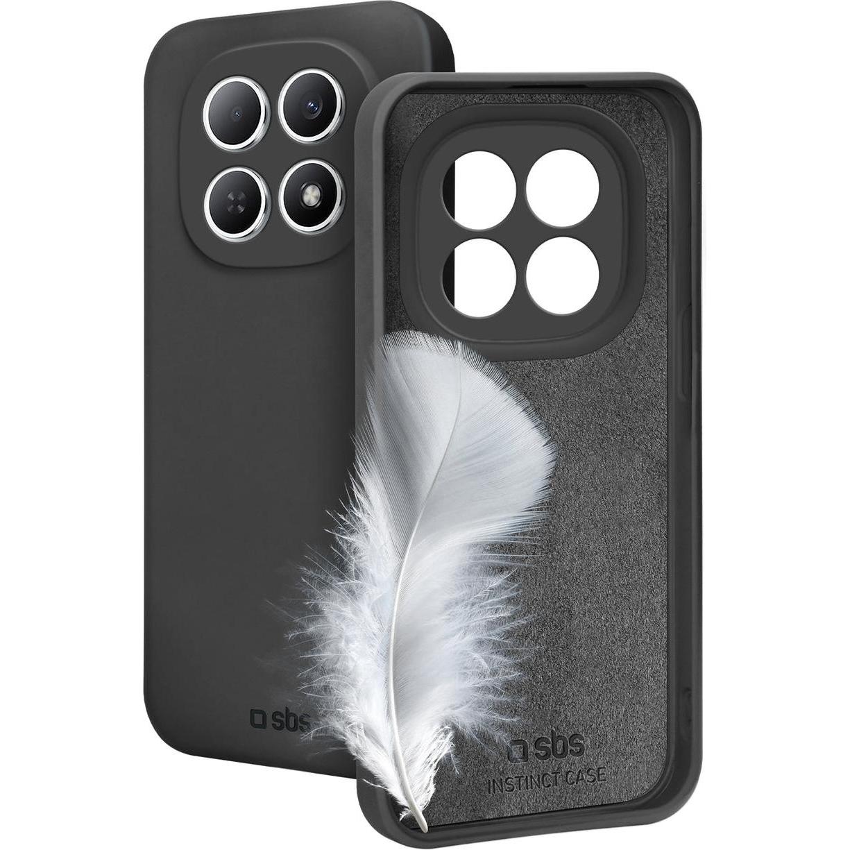 SBS Instinct Hülle für Xiaomi Redmi Note 15 - Schwarz (Xiaomi Redmi Note 15), Cover smartphone, Nero