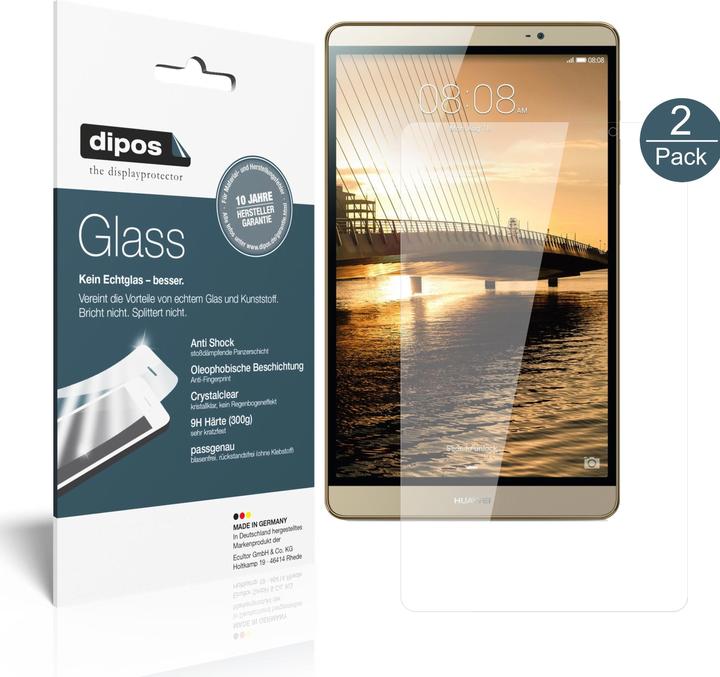 Immagine prodotto Dipos Pellicola Protettiva Anti-Shock (1 Pezzo/i, Huawei MediaPad M2 8.0)