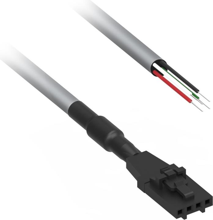 Actual product image Schneider Electric Connection cable, 4-pin, compatible with Harmony SSM2 series SSRAC200 solid-state relay (2 m)