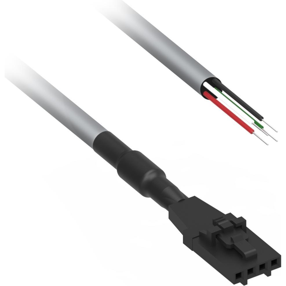 Schneider Electric Anschlusskabel, 4-polig, kompatibel mit Baureihe Harmony SSM2 Halbleiterrelais SSRAC200, Relais