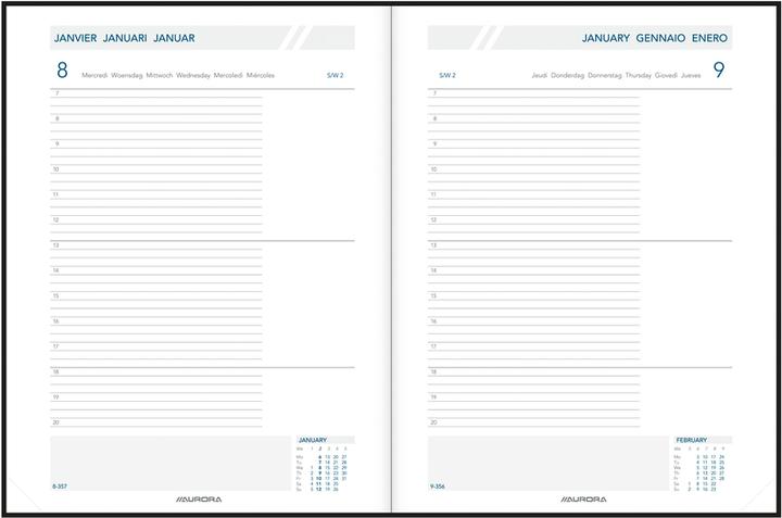 Produktbild Aurora Largo 1Ts Balacron 2020 GA211A (assortiert), 1T/S 165x210x4mm (A5, 1 Tag / 1 Seite)