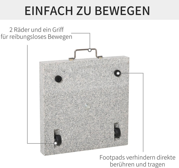 Produktbild Outsunny Sonnenschirmständer