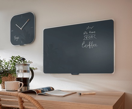 Actual product image Leitz Cosy glass whiteboard 40 x 60 cm, gray (78 x 48 cm)