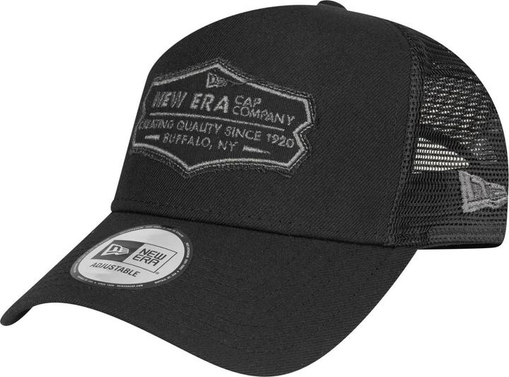 Produktbild New Era Adjustable Trucker Cap - RETRO PATCH schwarz metal (One Size)