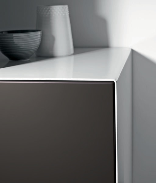 Actual product image Alape WP.Folio8 washbasin, 1254x350x450mm, vanity unit 2 full extensions, washbasin without tap hole