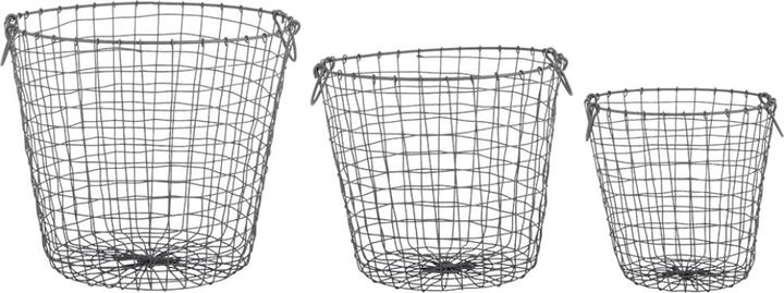Actual product image Esschert Design Wire baskets round set of 3 L