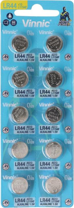 Vinnic Positive Power (10 pz., LR44, 175 mAh)