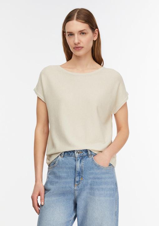 Produktbild Comma Allover-Glitzergarn-Pullover mit Cap-Sleeves (46)