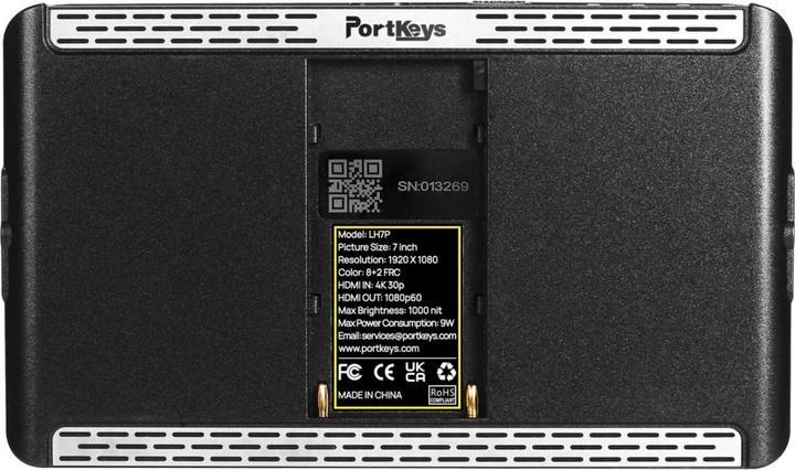 Produktbild Portkeys LH7P 7 Zoll schwarz Touchscreen Monitor (7", Full HD)