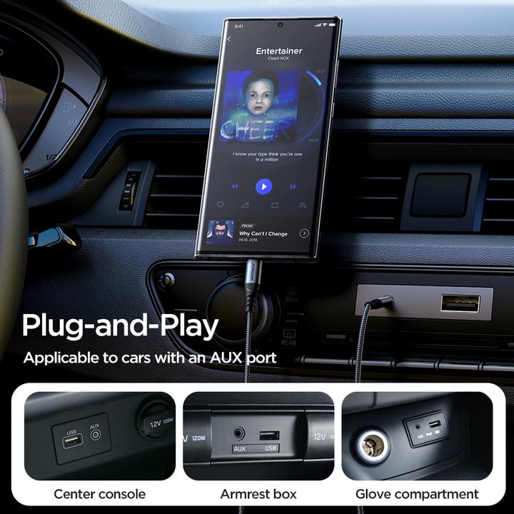 Produktbild Joyroom USB-C – 3.5mm Klinke (1.20 m, Kabel ohne Stecker)