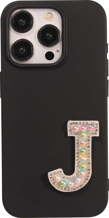 Actual product image PhoneLook Stickers for mobile/tablet/computer 3D Pearls multi-coloured letter J