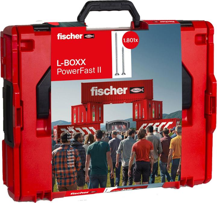 Immagine prodotto Fischer Action Power Fast II L-Boxx 102 (1801 Viti per pezzo)