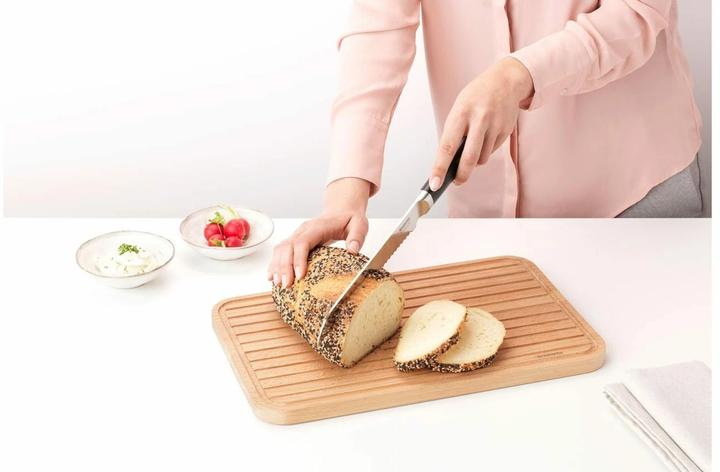 Produktbild Brabantia Brotmesser New Profile Line Schwarz / Silber (20 cm)