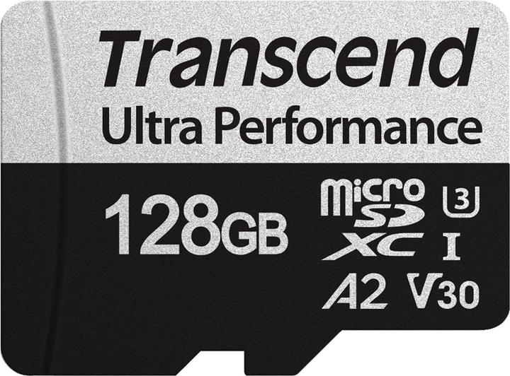 Actual product image Transcend microSDXC, UHS-I, U3 /s read, /s write (128 GB, microSDXC, U3, UHS-I)