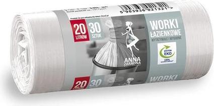 Produktbild Anna Zaradna Anna Federal Bathroom Waste Bags 20l 30pcs White (30 x, 20 l)