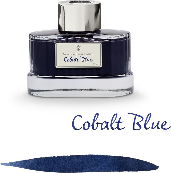 Actual product image Graf von Faber Castell Inkwell cobalt blue (1 pcs., Blue)