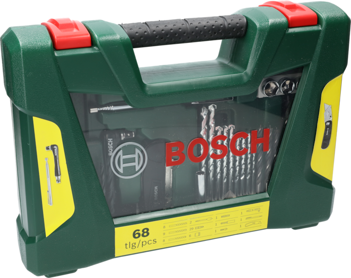 Image du produit Bosch Zubehör Jeu de 68 pièces de forets et de mèches V-Line (2 mm, 2,5 mm, 3 mm, 3,5 mm, 4 mm, 4,5 mm, 5 mm, 5,5 mm, 6 mm, 6,5 mm, 7 mm, 7,5 mm, 8 mm, 8,5 mm, 9 mm, 9,5 mm, 10 mm)