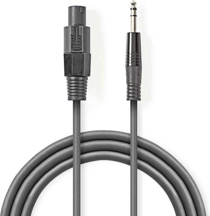 Image du produit Nedis Lautsprecherkabel | 48 x 0.20 mm | Kupfer | 10.0 m | Rund | PVC | Dunkelgrau | Kartonverpackun (10 m, 1.50 mm²² mm)