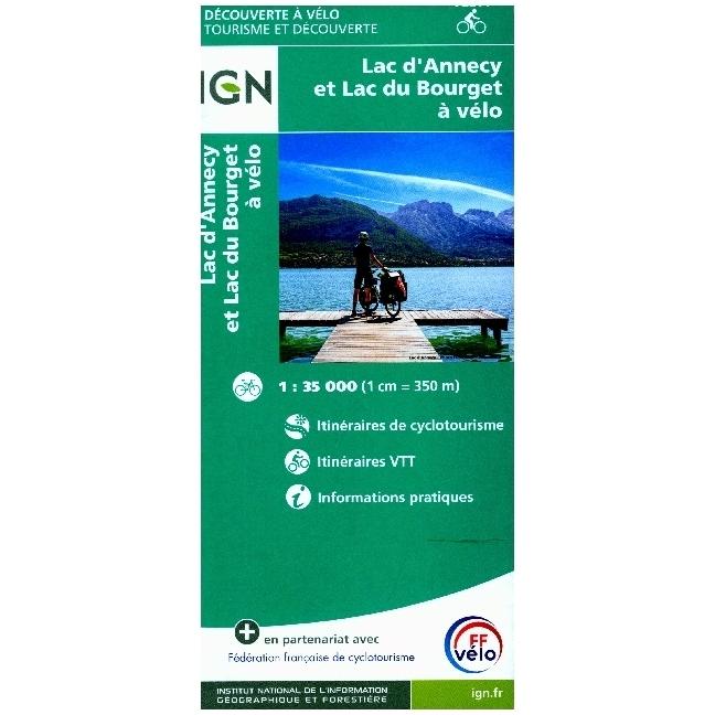 Thumbnail - Lac d'Annecy et Bourget à Velo, Landkarte