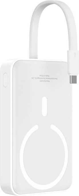 Produktbild Baseus Mini 10000mAh 30W Magnetic Powerbank (white) Bayern Edition (10000 mAh, 30 W, 38.50 Wh)