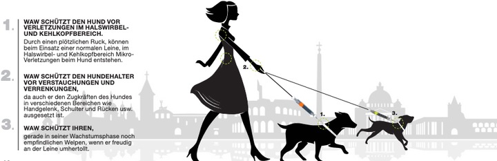 Immagine prodotto Waw Base ammortizzatore a scatti (XS, Cane, Generale)