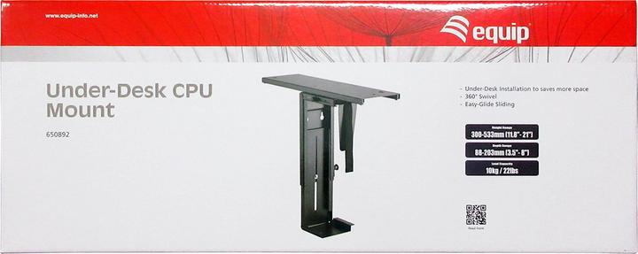 Image du produit equip Support PC pour montage sous table